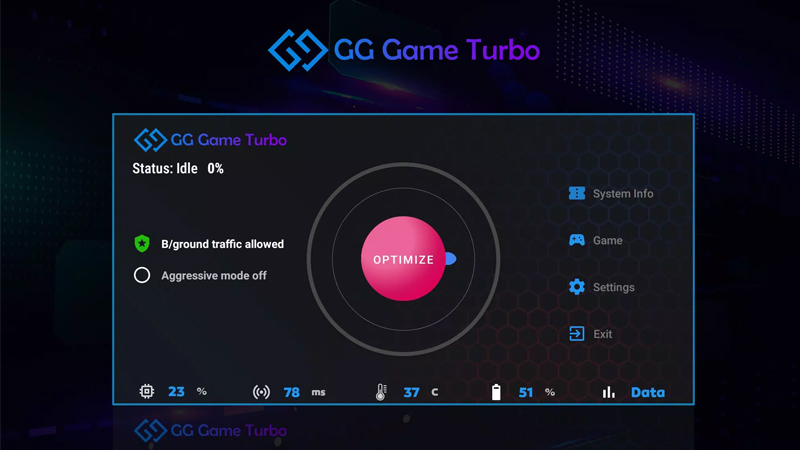 Dùng Game Turbo để tăng tốc độ trò chơi