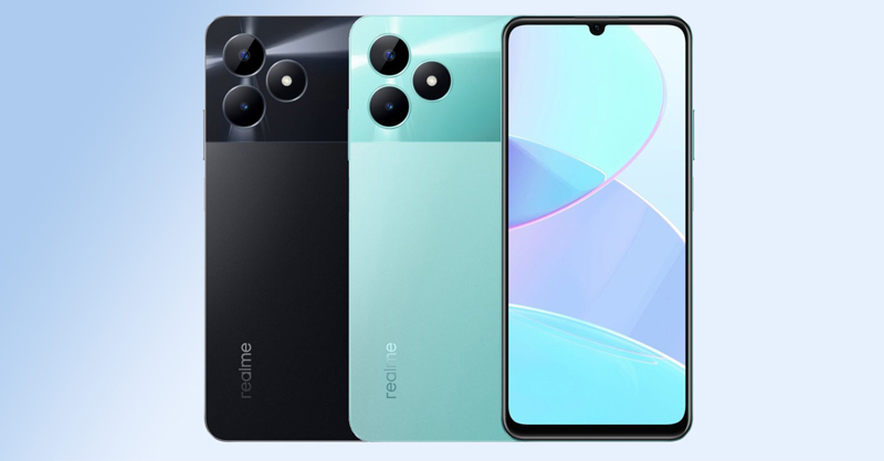 Hai phiên bản màu bắt mắt của Realme C51