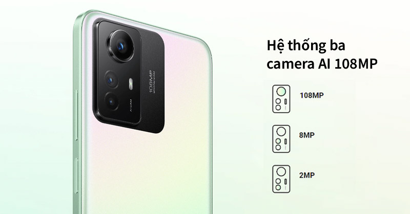 Hệ thống ba camera chất lượng cao của Redmi Note 12s