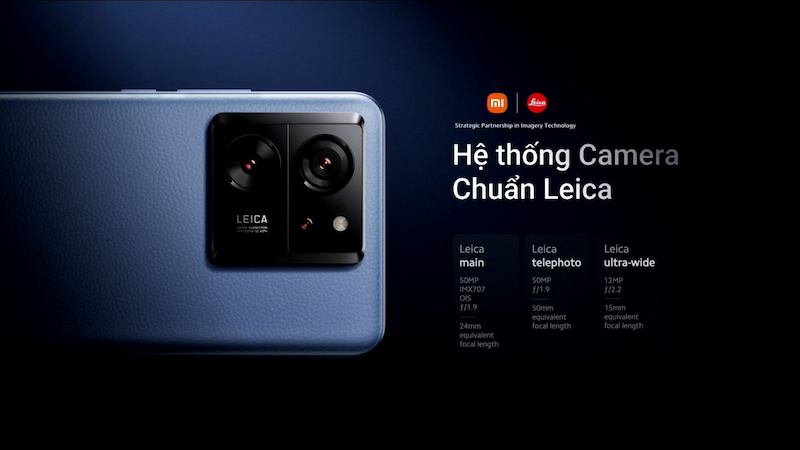 Hệ thống camera chuẩn Leica trên Xiaomi 13T
