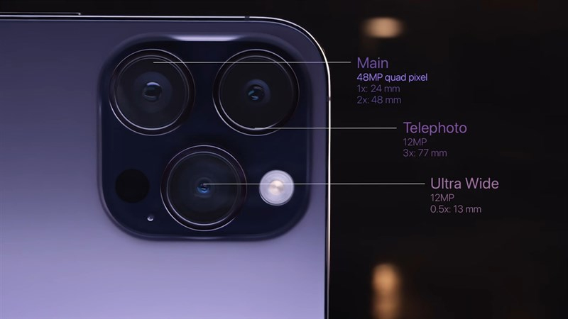Hệ thống camera lý tưởng của iPhone 14 Pro Max