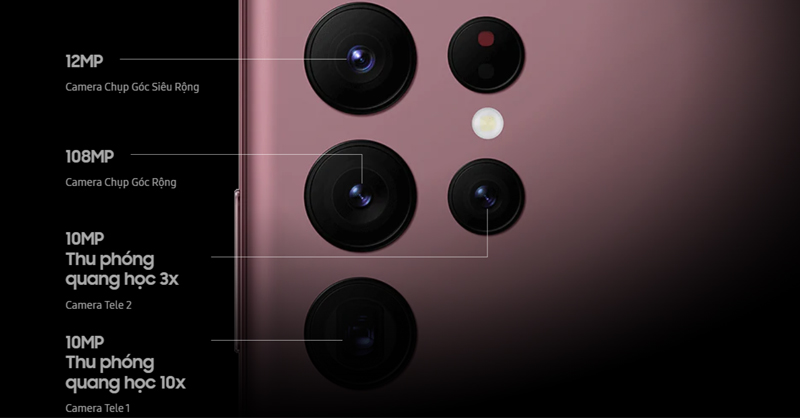 Hệ thống camera lý tưởng của Samsung Galaxy S22 Ultra