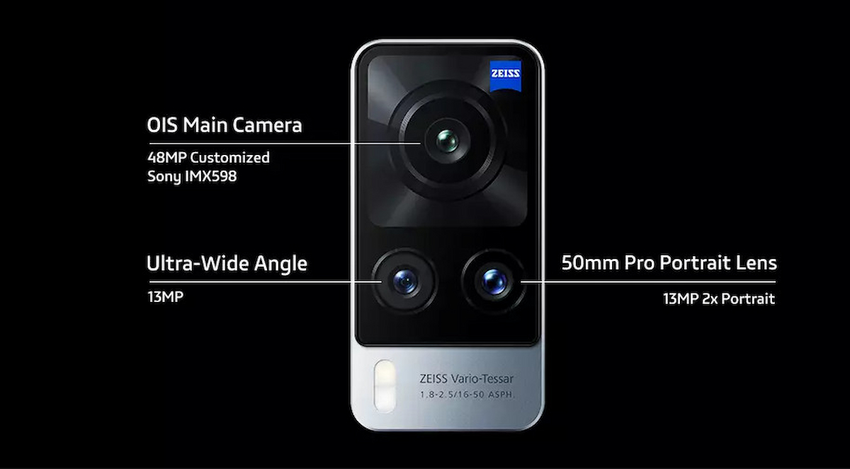 Hệ thống camera sau ZEISS trên Vivo X60 Pro