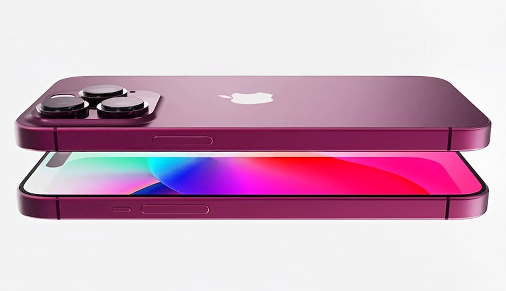 Hình ảnh bản dựng iPhone 15 Pro màu hồng