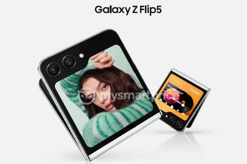 Hình ảnh rò rỉ chính thức của Galaxy Z Flip5