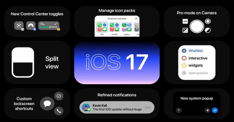 iOS 17 dự kiến ra mắt vào giữa năm 2023