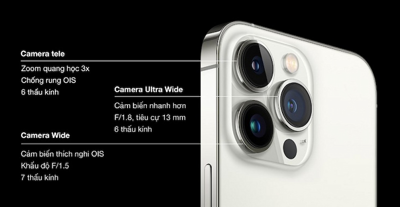 iPhone 13 Pro Max sở hữu camera nhiếp ảnh vượt trội