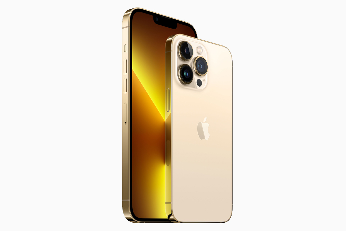 Thiết kế iPhone 13 Pro Max 128GB Vàng vô cùng tinh tế và sang trọng