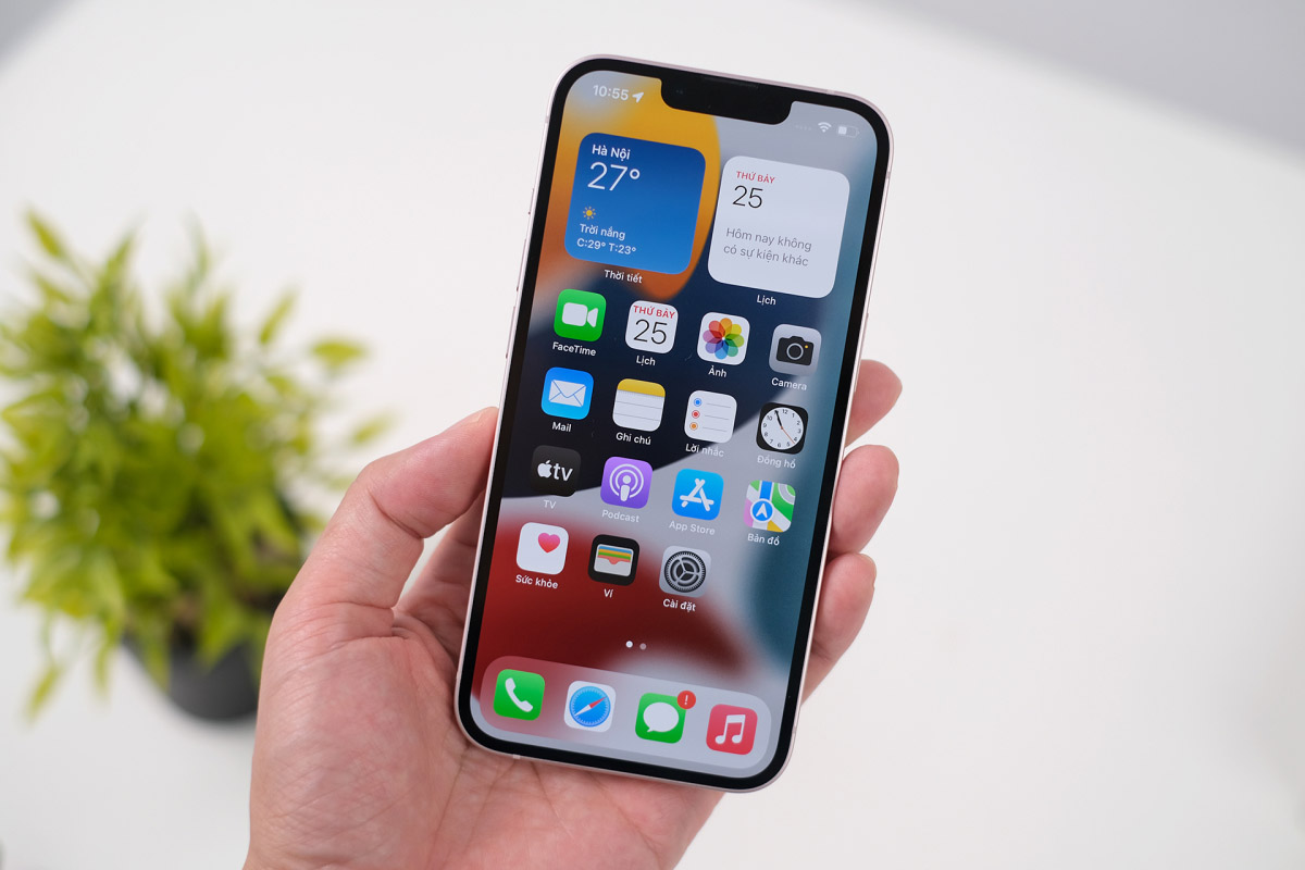 iPhone 13 512GB có phần notch nhỏ hơn 20% so với thế hệ tiền nhiệm