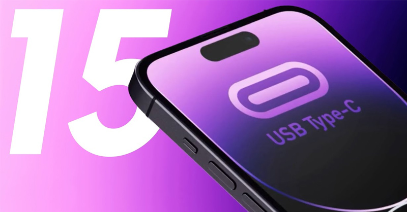 iPhone 15 sẽ chuyển đổi từ cổng Lightning sang USB-C 