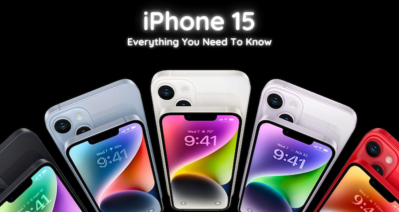 iPhone 15 Series với nhiều phiên bản màu sắc khác nhau
