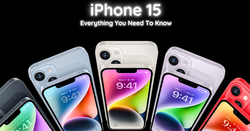 iPhone 15 với nhiều màu sắc độc đáo, mới lạ 