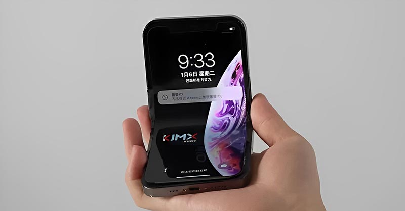 Chiếc iPhone gập tự chế của các kỹ sư Trung Quốc