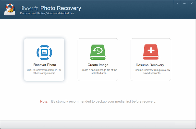 Jihosoft Photo Recovery giúp khôi phục dữ liệu trên Android