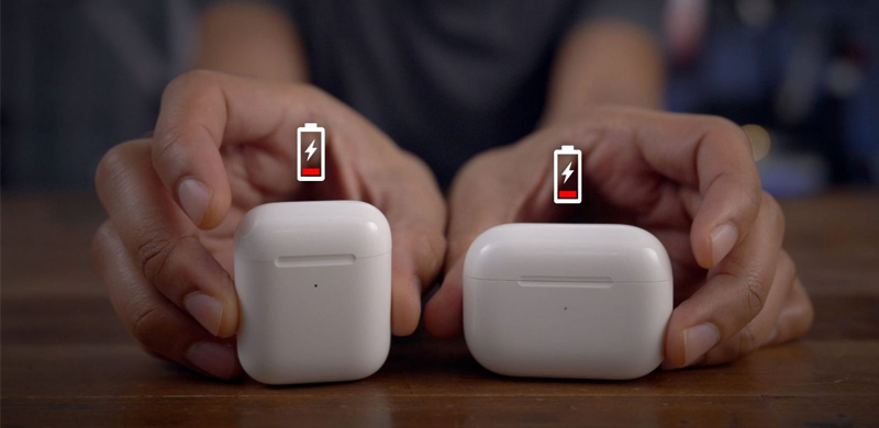 Không nên để Airpods cạn pin rồi mới sạc