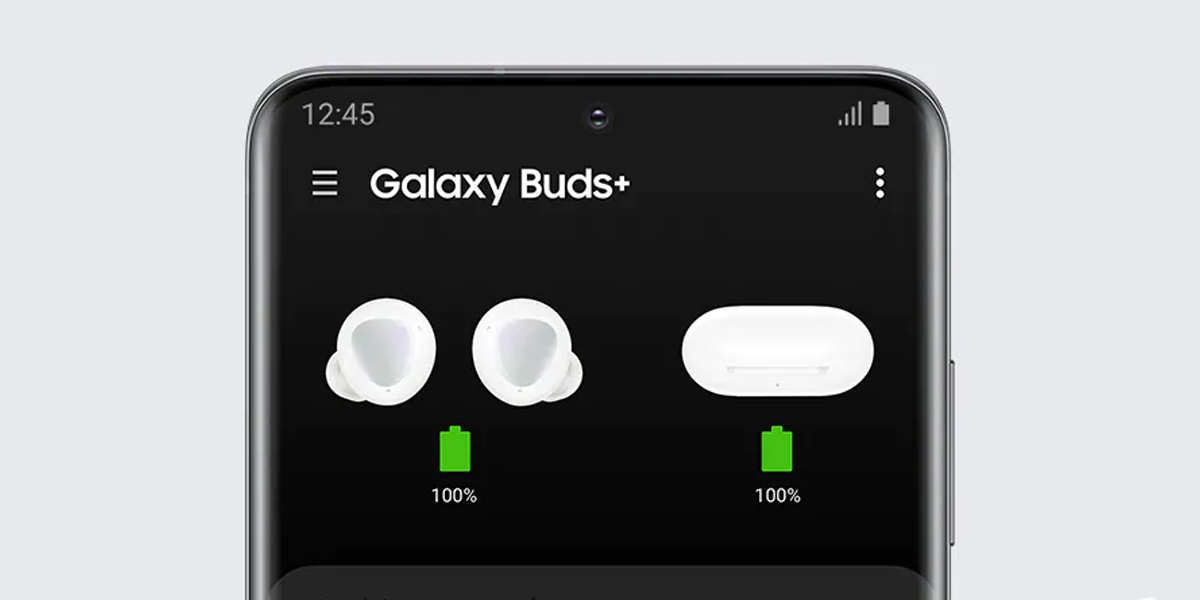 Kiểm tra thời lượng pin của Galaxy Buds+ bằng thiết bị di động