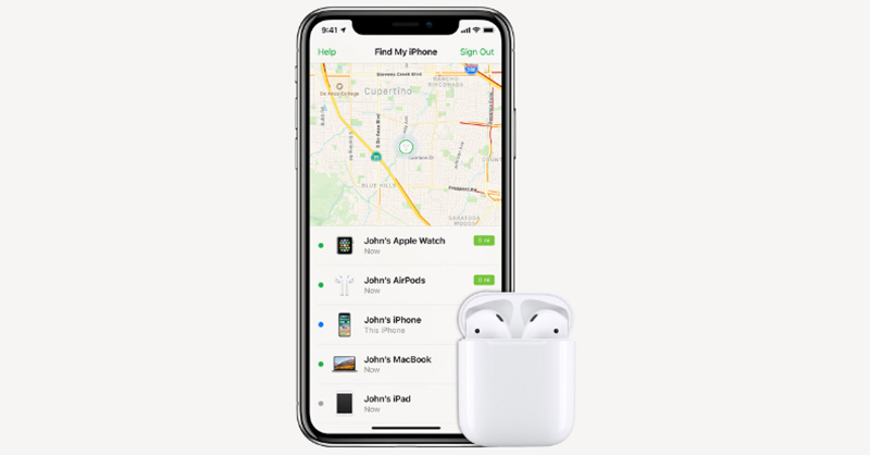 Kiểm tra Airpods Pro thật giả qua ứng dụng Find My của Apple