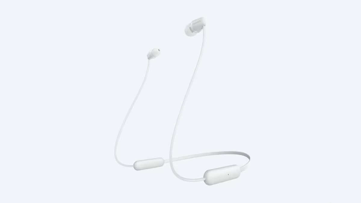 Kiểu dáng gọn gàng của tai nghe Sony C200