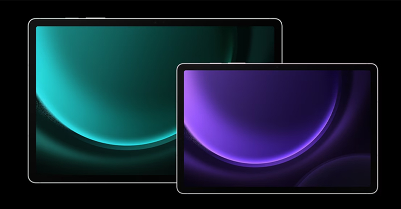 Màn hình 10.9 inch và 12.4 inch của Galaxy Tab S9 FE và Tab S9 FE Plus