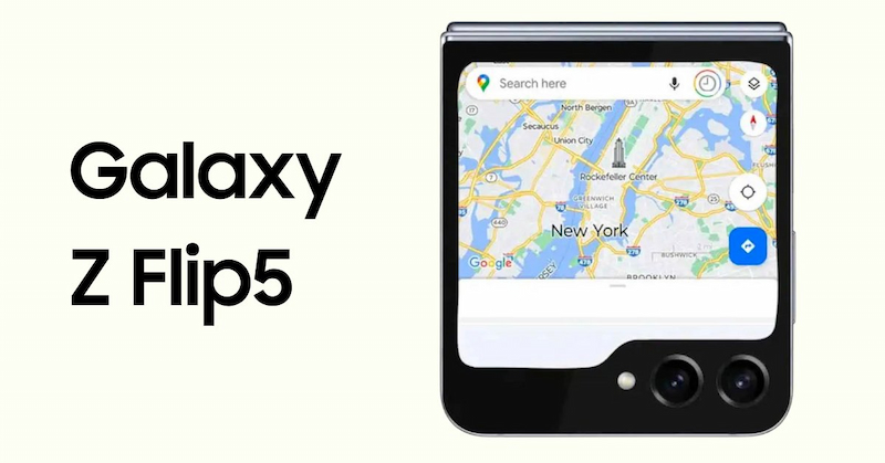 Màn hình phụ Galaxy Z Flip5 có thể chạy các ứng dụng Google được tối ưu hóa