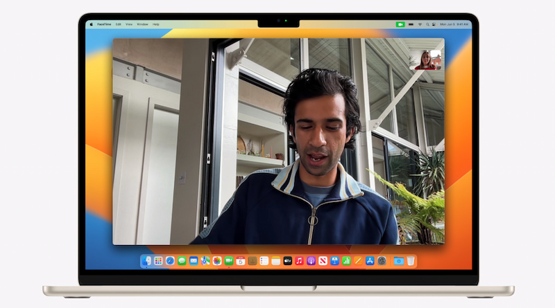 Máy ảnh FaceTime HD 1080p trên MacBook Air 15 inch