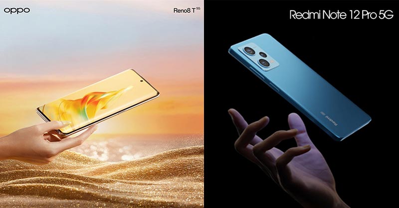 Nên mua Xiaomi Redmi Note 12 Pro 5G hay OPPO Reno8 T 5g?