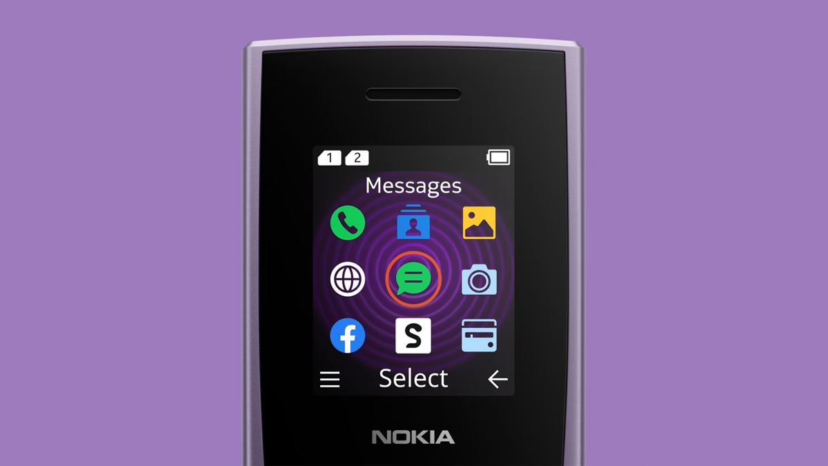 Nokia 110 4G Pro được trang bị màn hình IPS LCD