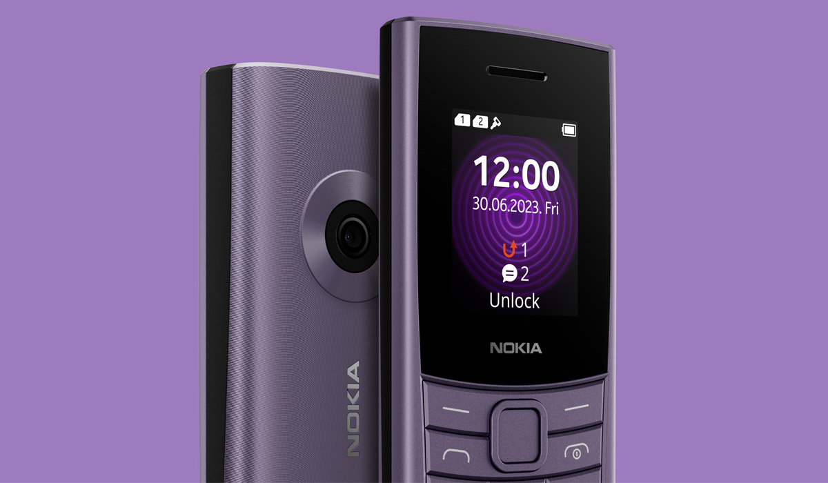 Nokia 110 4G Pro nổi bật với hoa văn nano độc đáo