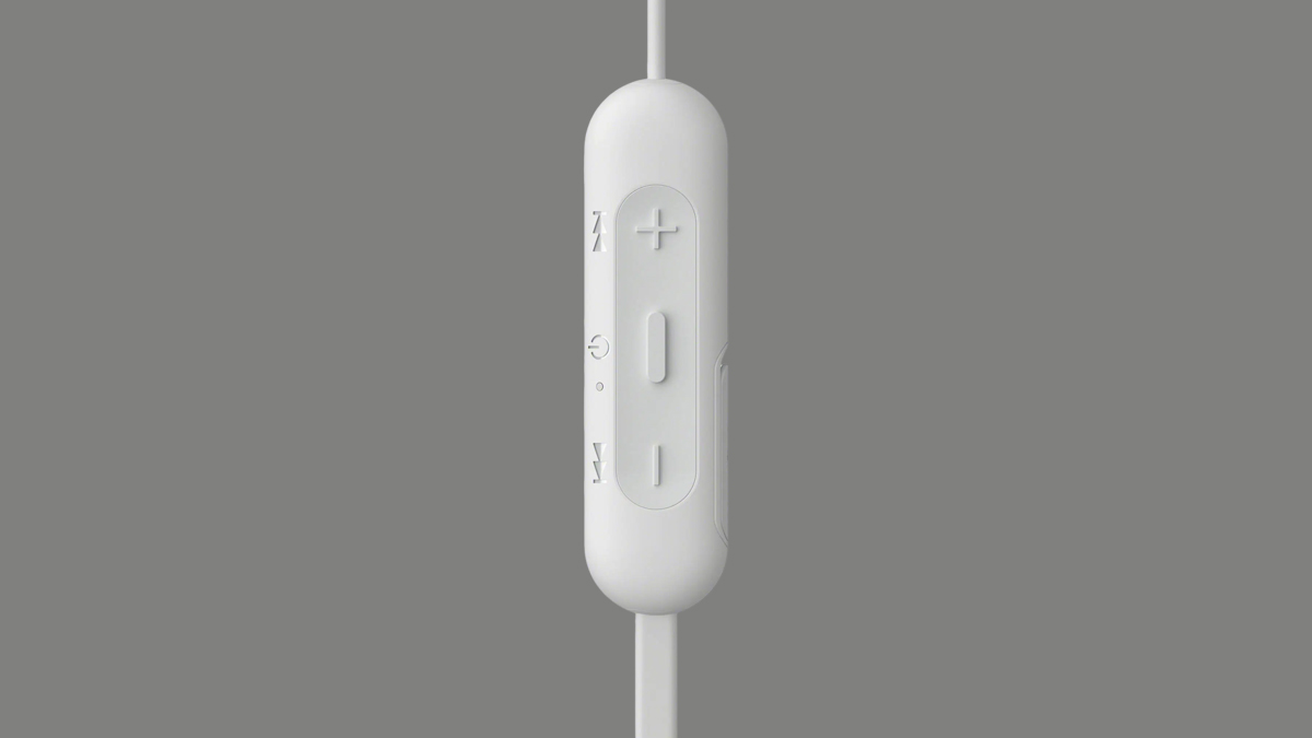 Nút điều khiển đa năng của tai nghe Sony C200