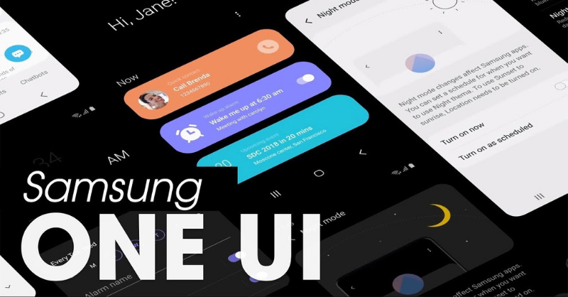 One UI được ra mắt lần đầu vào ngày 13/12/2018