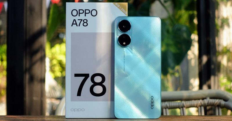 OPPO A78 4G có cấu hình vượt trội và giá bán khiêm tốn