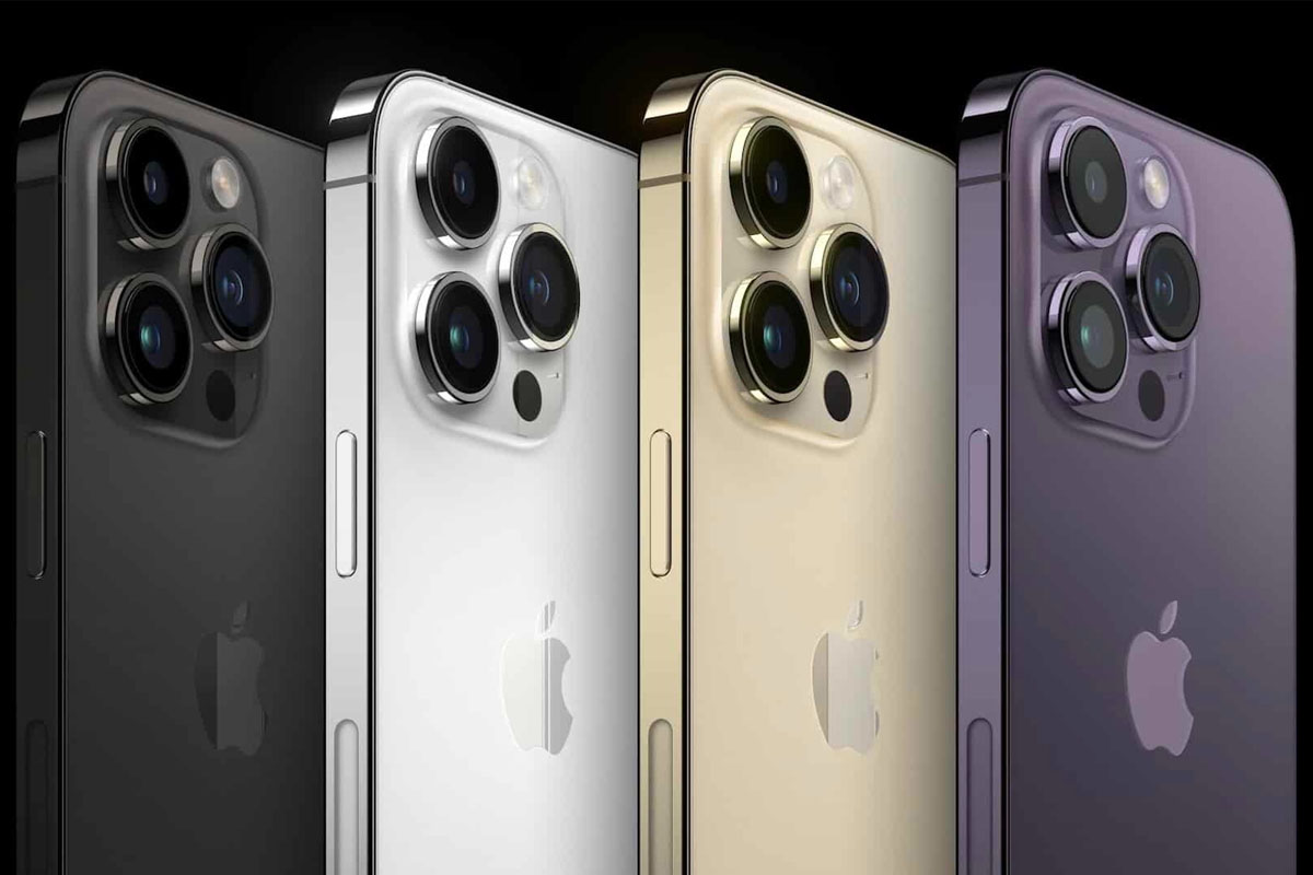 iPhone 14 Pro Max với bốn phiên bản màu sắc nổi bật