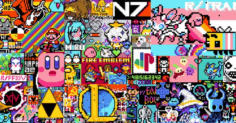 R/Place tạo ra cuộc chiến nảy lửa giữa những người dùng trên thế giới