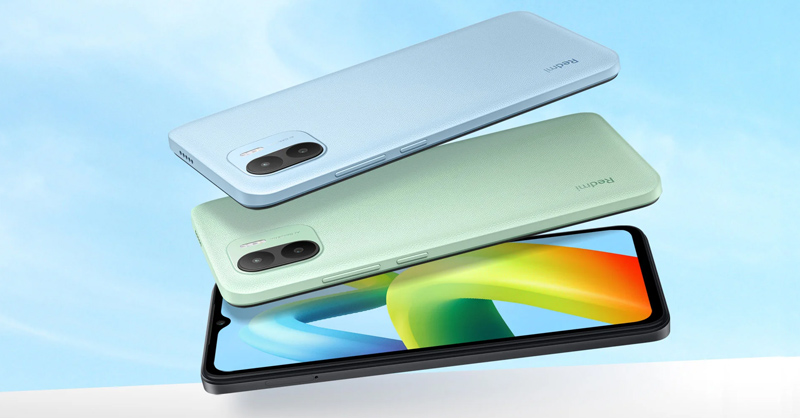 Redmi A2 và Redmi A1 có thiết kế đặc trưng của điện thoại Xiaomi