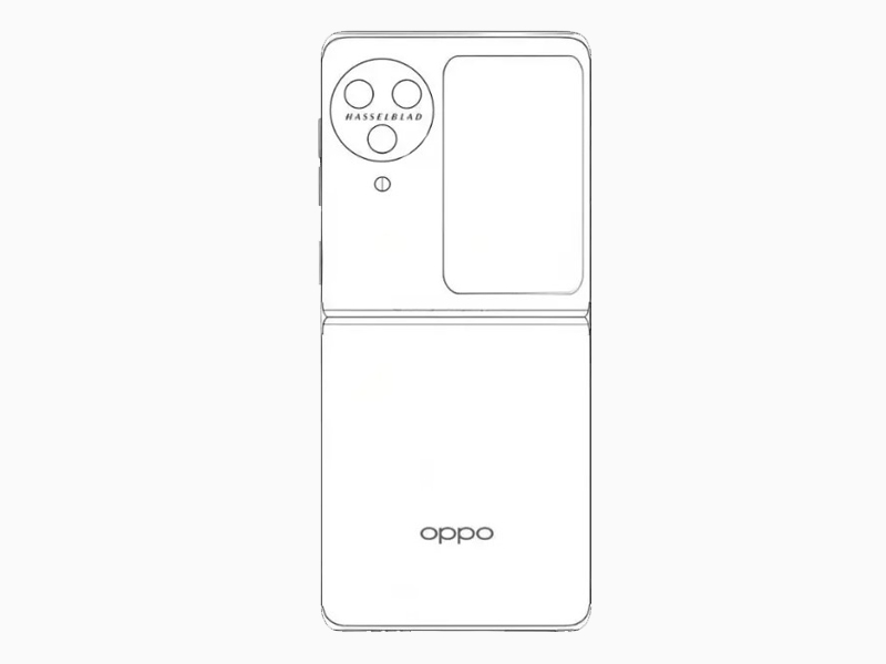 Hình ảnh render thiết kế của OPPO Find N3 Flip