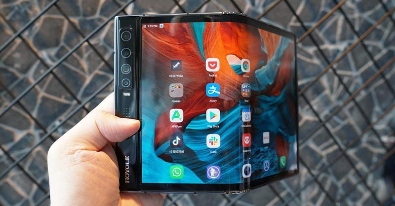 Royole FlexPai có thiết kế gập đẹp mắt như một chiếc tablet