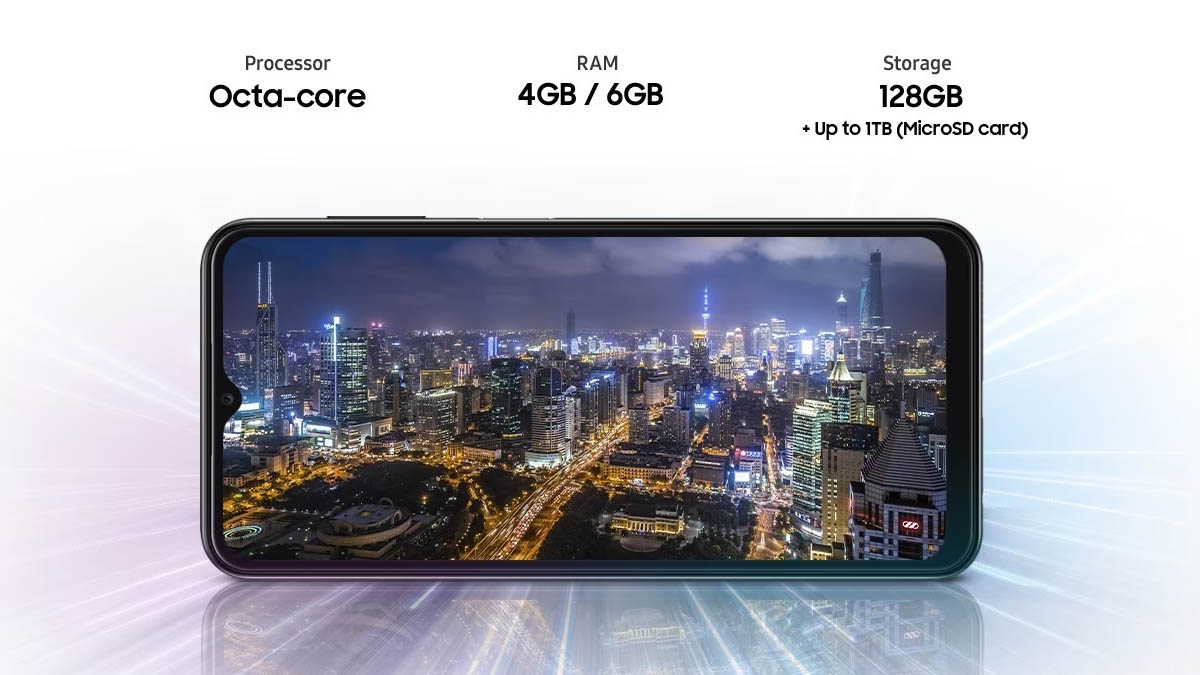 Samsung Galaxy A13 có không gian lưu trữ mở rộng đến 1TB