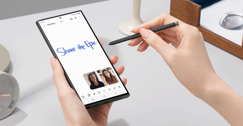 Samsung Galaxy S23 Ultra tích hợp bút S Pen tiện lợi