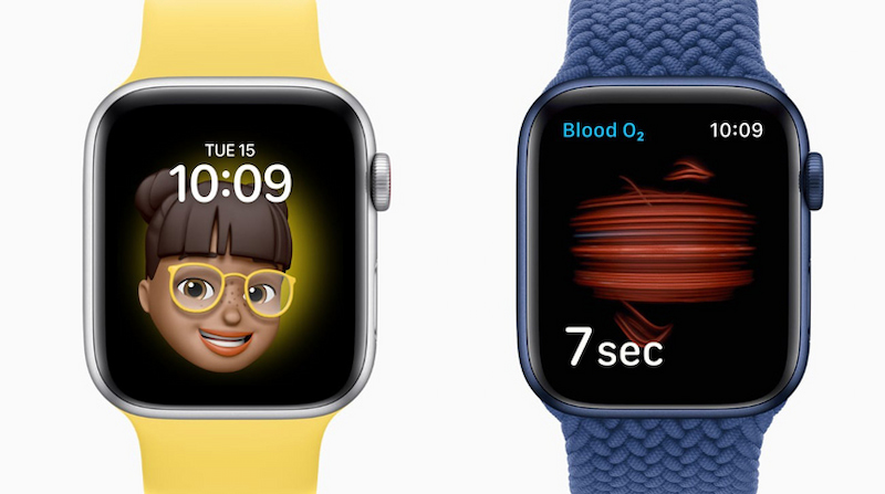 So sánh màn hình của Apple Watch SE và Series 5