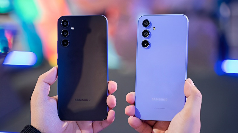 So sánh thiết kế của Samsung Galaxy A34 và A24