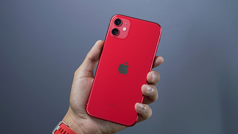 Sự rực rỡ của iPhone 11 màu đỏ nổi bật