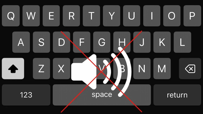 Tắt âm bàn phím iPhone để tránh gây ồn nơi công cộng