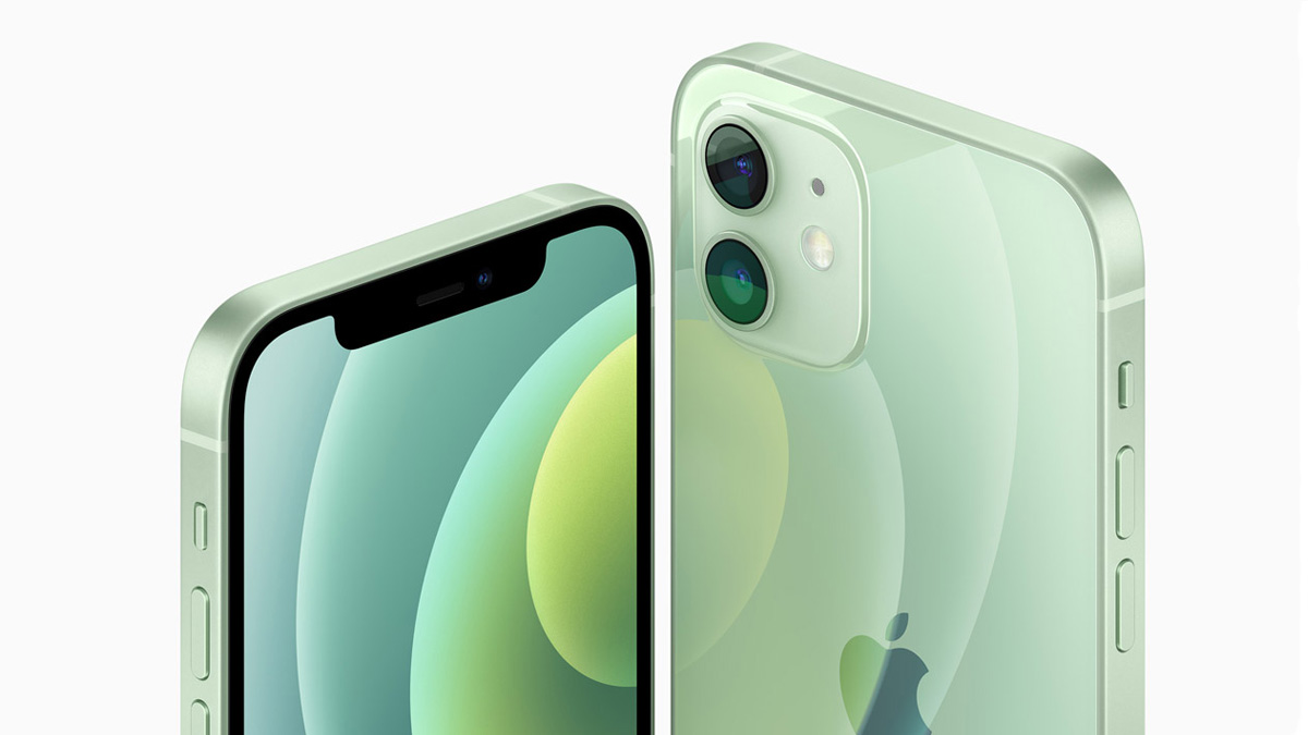 Thiết kế cạnh vuông nguyên khối của iPhone 12 64GB xanh lá 