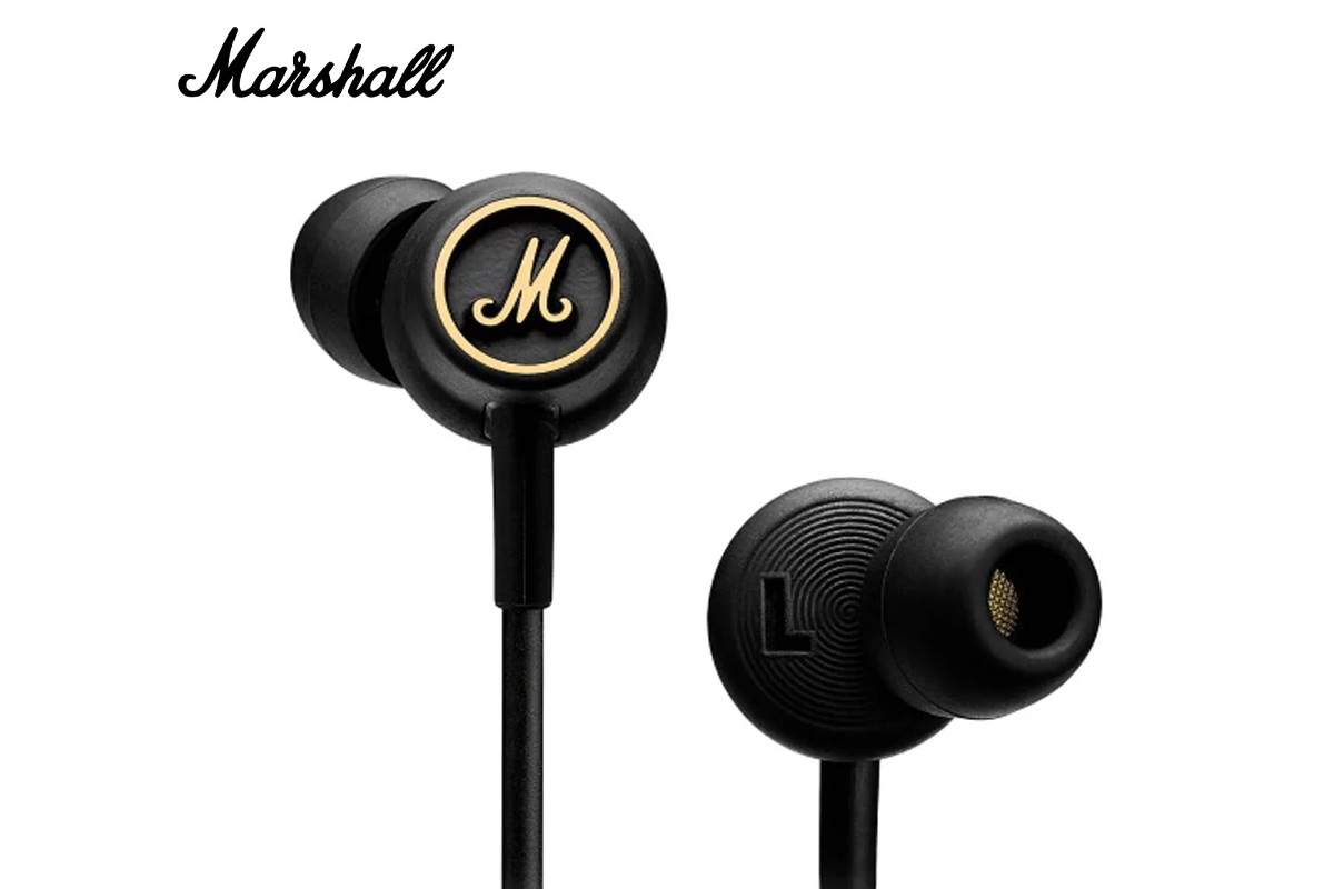Thiết kế chữ M mềm mại của tai nghe Mode EQ Black And Brass