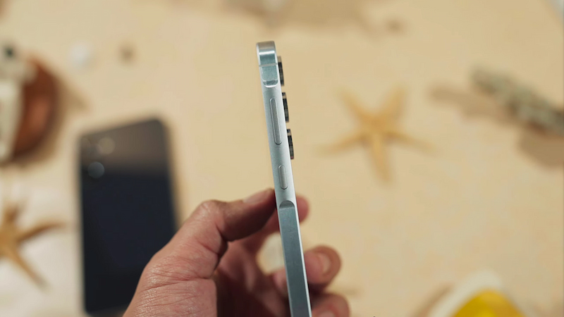 Thiết kế Galaxy A55 5G có thêm Key Island