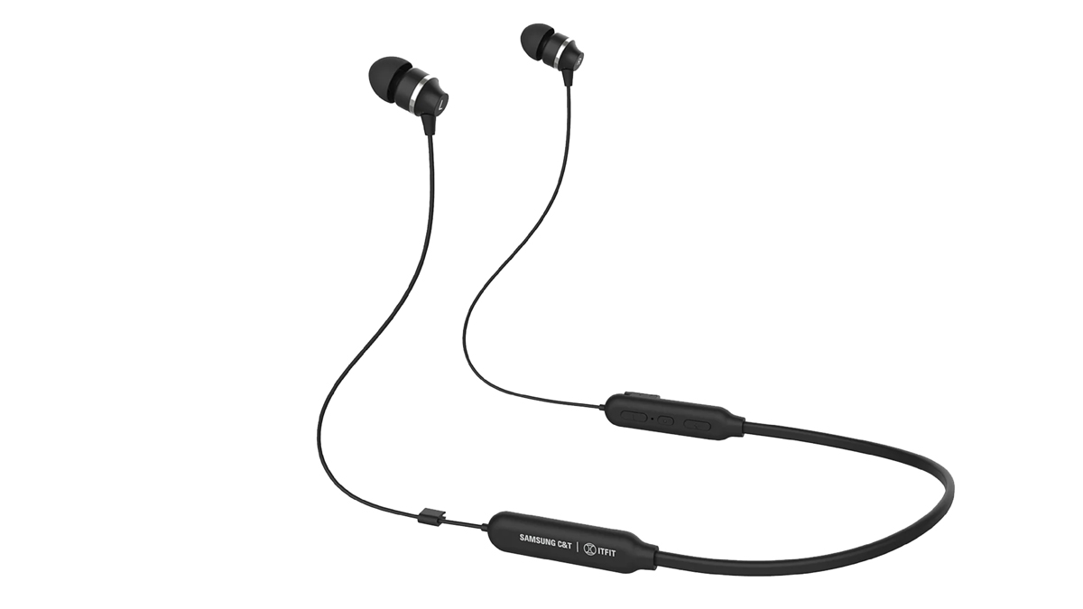 Thiết kế Neckband linh hoạt của tai nghe Bluetooth Samsung ITFIT A08C