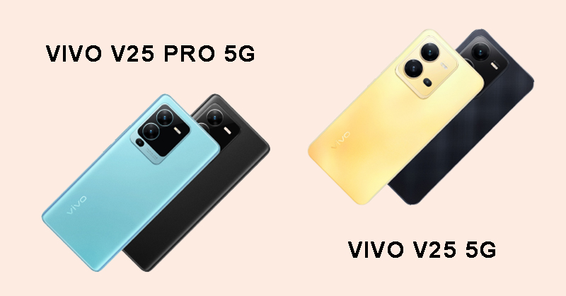 Thiết kế trẻ trung của bộ đôi Vivo V25 5G và V25 Pro 5G
