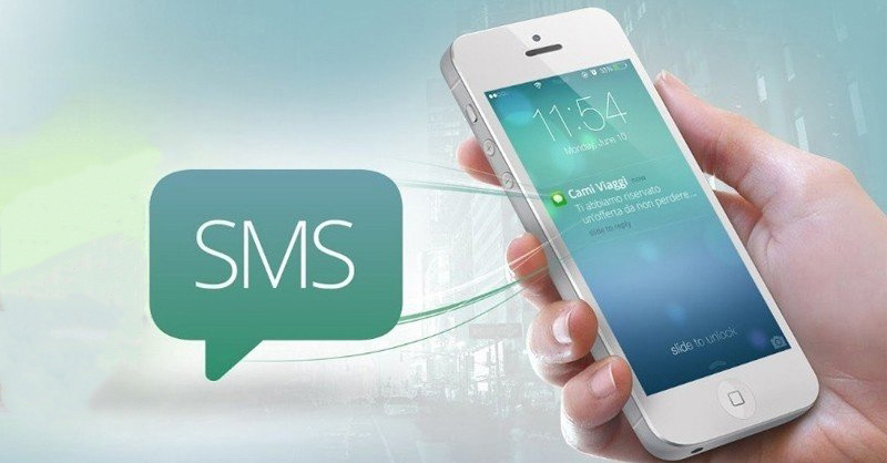 Tin nhắn SMS được gửi đi sẽ có màu xanh lá và bị tính phí