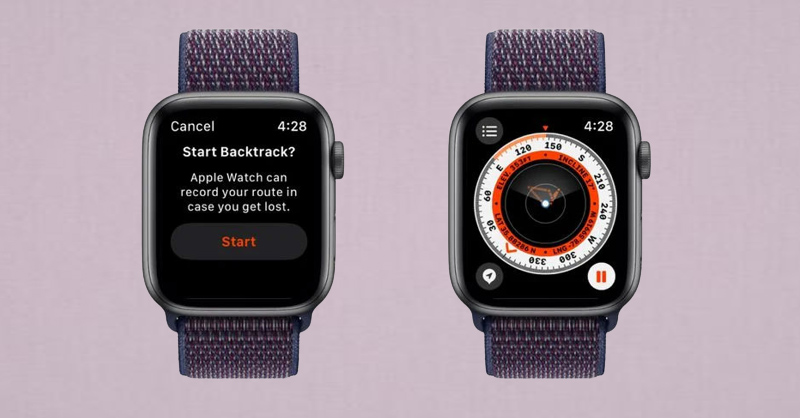 Tính năng Backtrack của Apple Watch Ultra