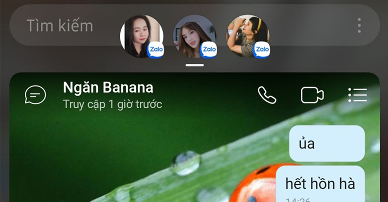 Tính năng khủng hoảng bong bóng chat Zalo bên trên điện thoại cảm ứng Android